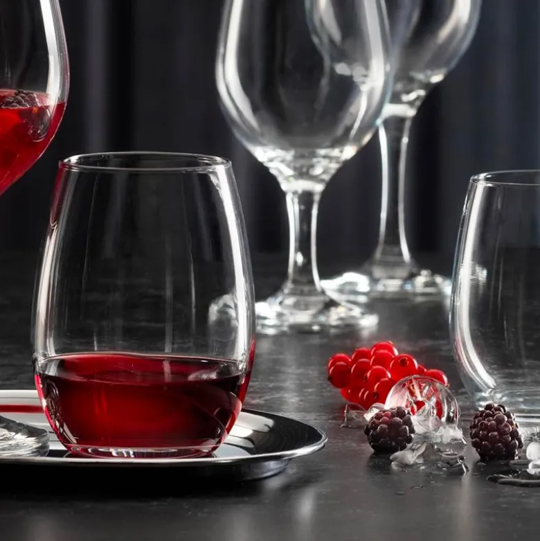 57 cl - Pasabahce Amber Bicchiere Vino Rosso in Vetro - Set 6 Pezzi