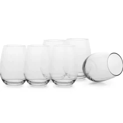 57 cl - Pasabahce Amber Bicchiere Vino Rosso in Vetro - Set 6 Pezzi