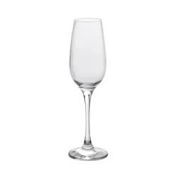 20 cl - Pasabahce Amber Calice Flute Bordo Dorato in Vetro - Set 6 Pezzi