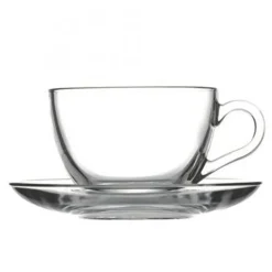 9 cl - Pasabahce Basic Tazzina Caffé in Vetro - Set 6 Pezzi