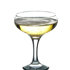 27 cl - Pasabahce Bistro Coppa Champagne in Vetro - Set 6 Pezzi