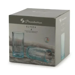 45 cl - Pasabahce Elysia Bicchiere Cocktail in Vetro - Set 4 Pezzi
