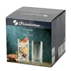 45 cl - Pasabahce Elysia Bicchiere Cocktail in Vetro - Set 4 Pezzi