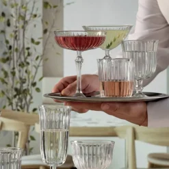24.5 cl - Pasabahce Joy Coppa Champagne in Vetro - Set 4 Pezzi