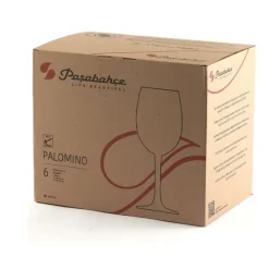 35 cl - PASABAHCE Palomino Calice Vino Bianco in Vetro Temperato - Set 6 Pezzi