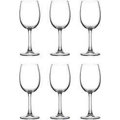44.5 cl - PASABAHCE Palomino Calice Vino Rosso in Vetro Temperato - Set 6 Pezzi