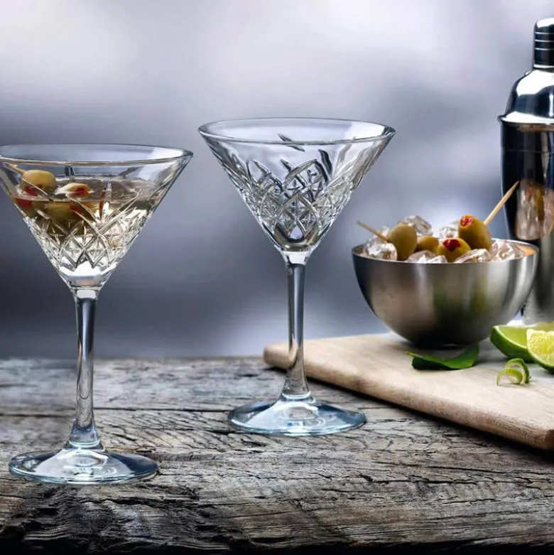 23 cl - Pasabahce Timeless Bicchiere Martini in Vetro - Set 4 Pezzi