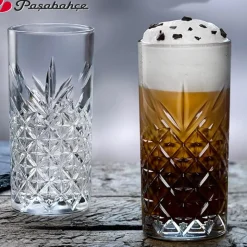 29.5 cl - Pasabahce Timeless Bicchiere Bibita in Vetro - Set 4 Pezzi