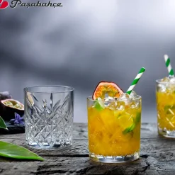 20.5 cl - Pasabahce Timeless Bicchiere Bibita in Vetro - Set 4 Pezzi
