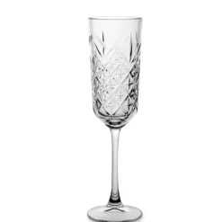 17.5 cl - Pasabahce Timeless Calice Flute in Vetro Temperato - Set 4 Pezzi