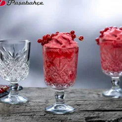 32 cl - Pasabahce Timeless Calice Vino Rosso in Vetro - Set 4 Pezzi
