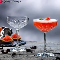 27 cl - Pasabahce Timeless Coppa Champagne in Vetro - Set 4 Pezzi