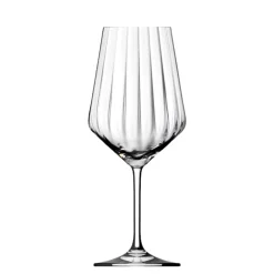 53 cl - Rastal Harmony Lines Calice Vino Rosso Effetto Rilievo Vetro Set 6 Pz