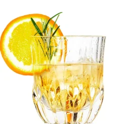 35 cl - RCR Adagio Bicchiere Acqua Rigato in Vetro - Set 6 Pezzi