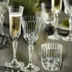 28 cl - RCR Adagio Calice Acqua in Vetro - Set 6 Pezzi