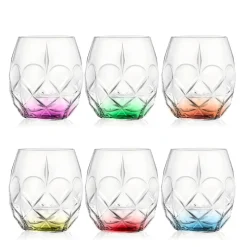 38 cl - RCR Alkemist Bicchiere Bibita in Vetro - Set 6 Pezzi
