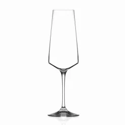 36 cl - RCR Aria Calice Flute in Vetro - Set 6 Pezzi