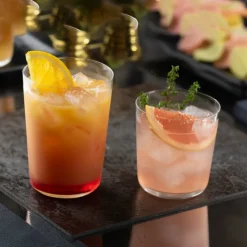 55 cl - RCR Cristalleria Italiana Light Bicchiere Cocktail Highball Superleggero In Vetro - Set 6 Pz