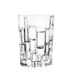 25 cl - RCR Cristalleria Italiana Etna Tumbler Bicchiere Cocktail In Vetro Luxion - Set 6 Pz
