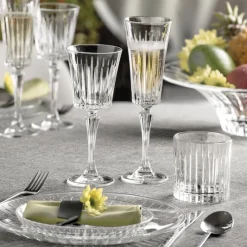 26 cl - RCR Cristalleria Italiana Timeless Coppa Dessert In Vetro Cristallino Luxion Set 6 Pz