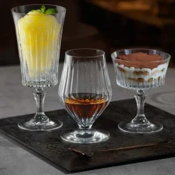 26 cl - RCR Cristalleria Italiana Timeless Coppa Dessert In Vetro Cristallino Luxion Set 6 Pz