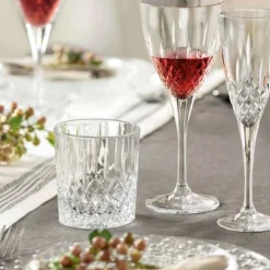 25.3 cl - RCR Cristalleria Italiana London 2 Calice Vino In Vetro Cristallino Luxion Set 6 Pz