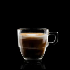 12 cl - RCR Cristalleria Italiana Caffè Moka Tazzina Caffè In Vetro - Set 6 Pz