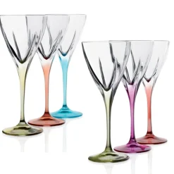 25 cl - RCR Fusion Calice Acqua in Vetro - Set 6 Pezzi