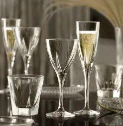 17 cl - RCR Fusion Calice Flute in Vetro - Set 6 Pezzi