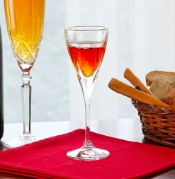 7 cl - RCR Fusion Calice Liquore in Vetro - Set 6 Pezzi