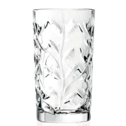 36 cl - RCR Laurus Bicchiere Bibita in Vetro - Set 6 Pezzi