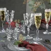 16 cl - RCR Laurus Calice Flute in Vetro - Set 6 Pezzi