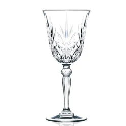 27 cl - RCR Melodia Calice Acqua in Vetro - Set 6 Pezzi