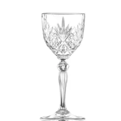 14 cl - RCR Melodia Calice Nick e Nora in Vetro - Set 6 Pezzi
