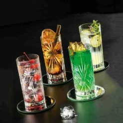 36 cl - RCR Mixology Bicchiere Bibita in Vetro - Set 4 Pezzi