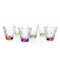 7 cl - RCR Riflessi Bicchiere Liquore in Vetro - Set 6 Pezzi