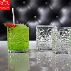 33.7 cl - RCR Tattoo Bicchiere Whisky in Vetro - Set 6 Pezzi