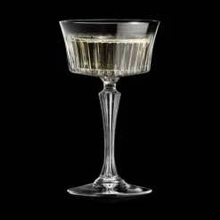 26 cl - RCR Timeless Coppa Champagne in Vetro - Set 6 Pezzi