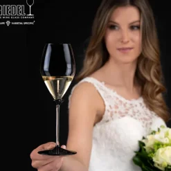 37.5 cl - Riedel Fatto A Mano Performance Calice Champagne Stelo Colorato in Vetro