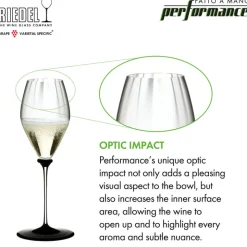 37.5 cl - Riedel Fatto A Mano Performance Calice Champagne Stelo Colorato in Vetro