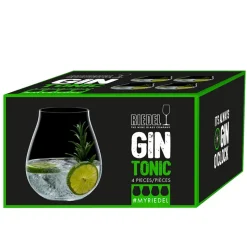 76.2 cl - Riedel Gin Tonic Bicchiere Gin Tonic in Vetro - Set 4 Pezzi
