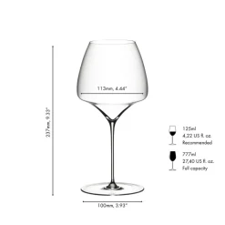 77.7 cl - Riedel Manufaktur Vitis Calice Vino Rosso Pinot Noir Nebbiolo In Vetro