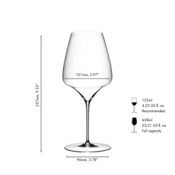 65.8 cl - Riedel Manufaktur Vitis Calice Vino Rosso Syrah In Vetro