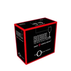 26.4 cl - Riedel O Champagne Calice Flute in Vetro - Set 2 Pezzi