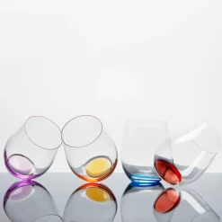 32 cl - Riedel O Happy Bicchiere Vino Multiuso in Vetro - Set 4 Pezzi