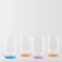 32 cl - Riedel O Happy Bicchiere Vino Multiuso in Vetro - Set 4 Pezzi