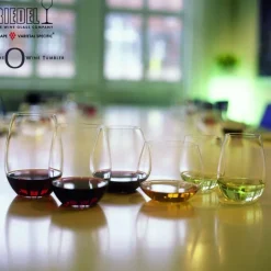 58 cl - Riedel O Wine Bicchiere Vino Bianco Chardonnay in Vetro - Set 2 Pezzi