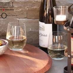32 cl - Riedel O Wine Bicchiere Vino Bianco Viognier Chardonnay in Vetro - Set 2 Pezzi