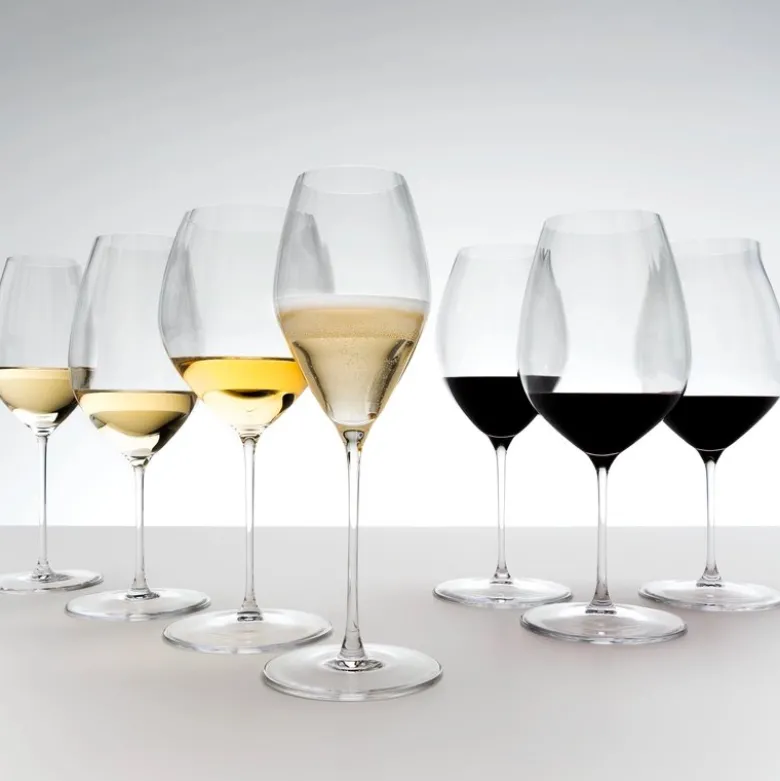 37.5 cl - Riedel Performance Calice Flute in Vetro - Set 4 Pezzi
