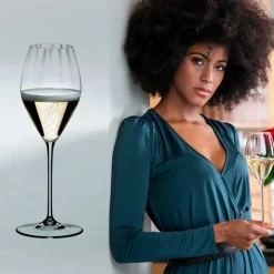 37.5 cl - Riedel Performance Calice Flute in Vetro - Set 4 Pezzi